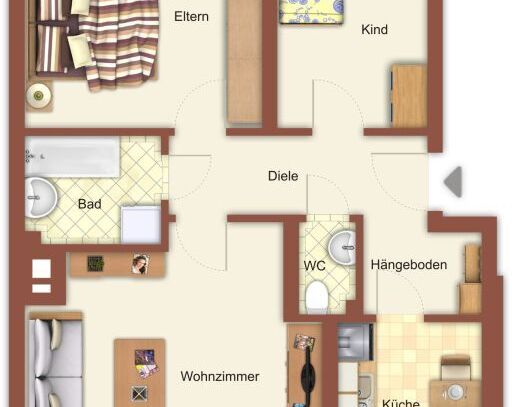 Demnächst frei! 3-Zimmer-Wohnung in Mönchengladbach Windberg