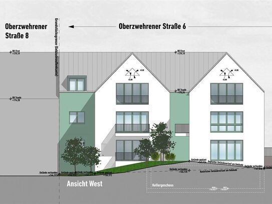 Erstbezug 2 ZKB - ca. 64 m² - zentrale Lage in Oberzwehren mit Fernblick