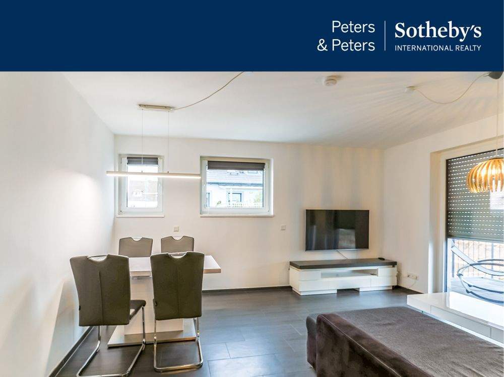 Hochwertig ausgestattete, voll möblierte 2-Zimmerwohnung mit Balkon