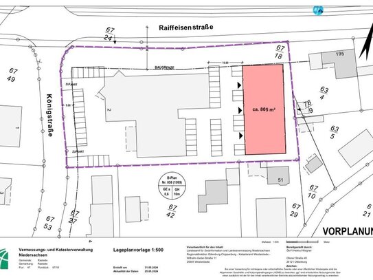 Neubau Gewerbefläche in Top Lage von Rastede