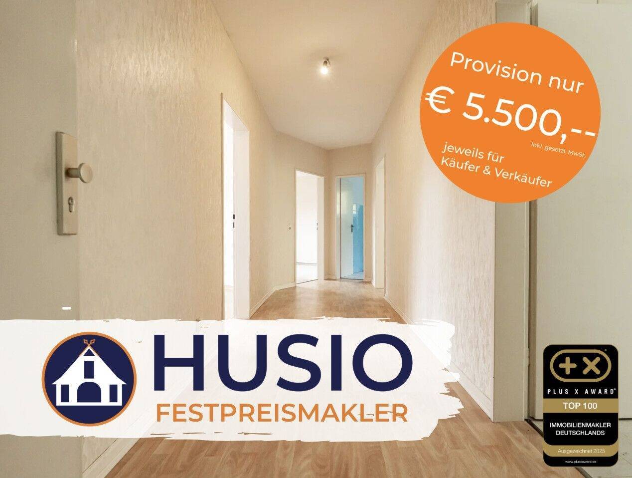 Attraktive 3-Zimmer-Endetagen-Wohnung in urbaner Wohnlage