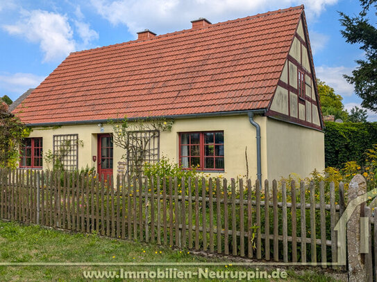 Urig saniertes Häuschen, gleich Einziehen und Wohlfühlen in kleinem beschaulichen Dorf bei Neuruppin