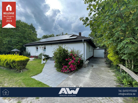 Geräumiger, ebenerdiger Bungalow mit Garage in Südbrookmerland-Engerhafe