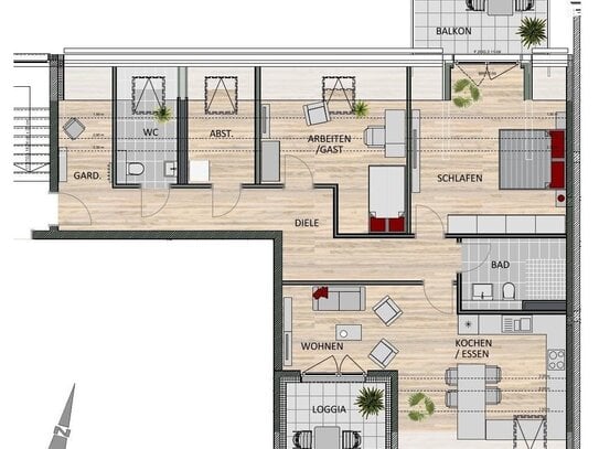 3-Zimmer Dachgeschosswohnung mit Balkon und Loggia - Ihre Eigentumswohnung oder Kapitalanlage!