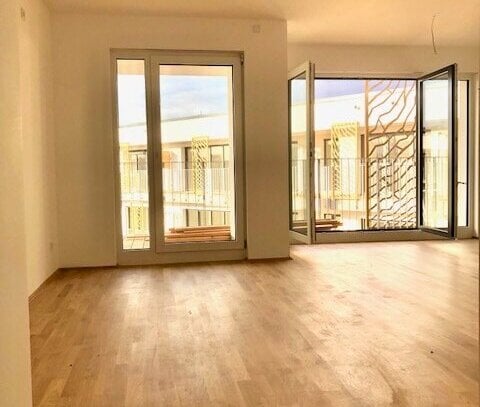 # Herrliche 1-Zimmer-Wohnung, ERSTBEZUG, Top Lage, Stadtpark, Neubau, Südwest-Balkon*Frei ab 1.2.25!