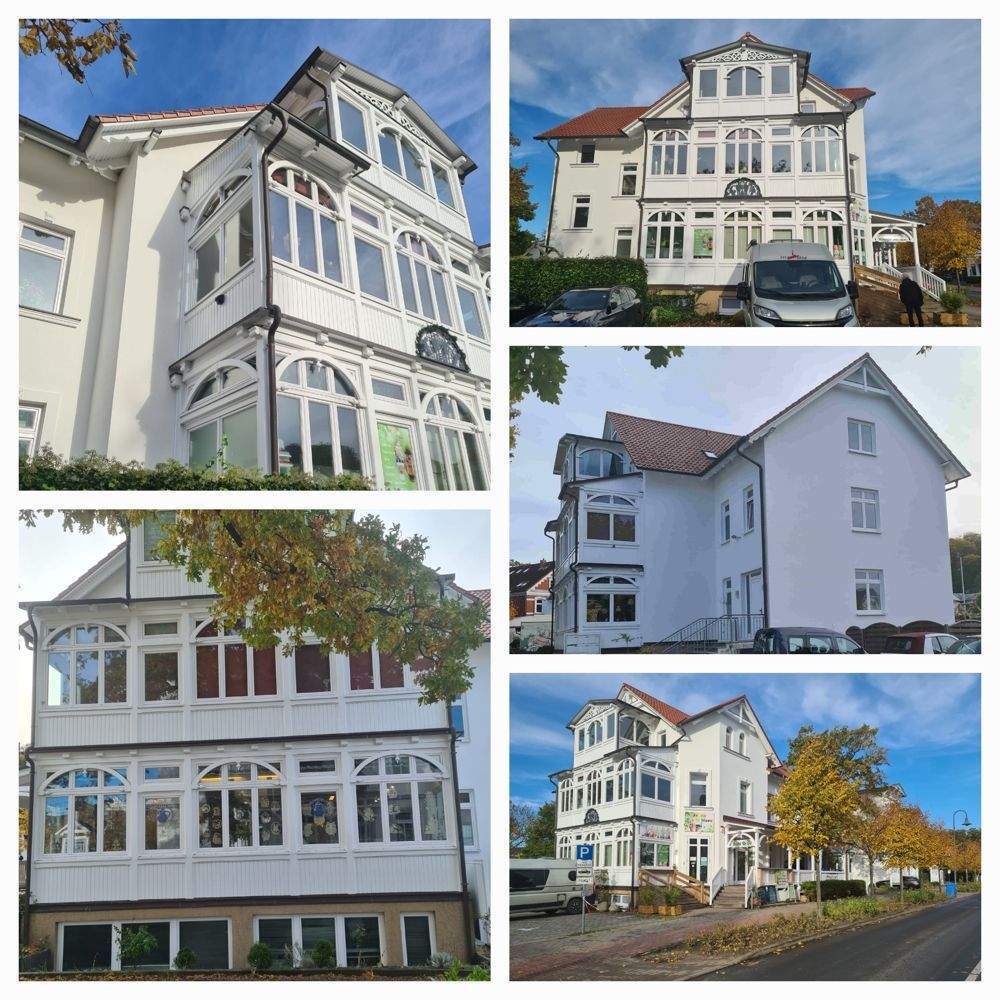 Wunderschönes Wohn- und Geschäftshaus im Bäderstil in absolut zentraler Lage in Binz auf Rügen