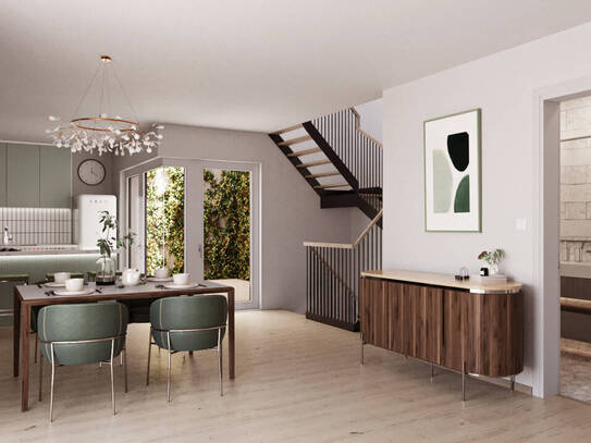 Weißensee: ERSTBEZUG im TOWNHOUSE - 2025: 5-Zi, 4 Etagen, TERRASSE + GARTEN