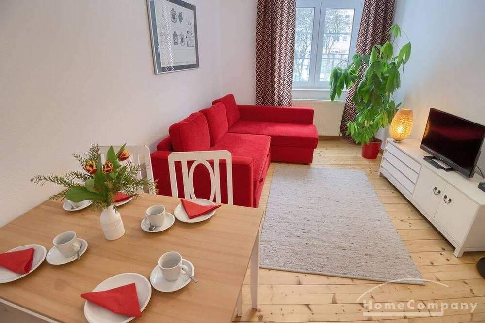 27544 HomeCompany Dresden Möbliert/Furnished 3-Zimmer Apartment in Dresden-Pieschen max. 3 Personen
