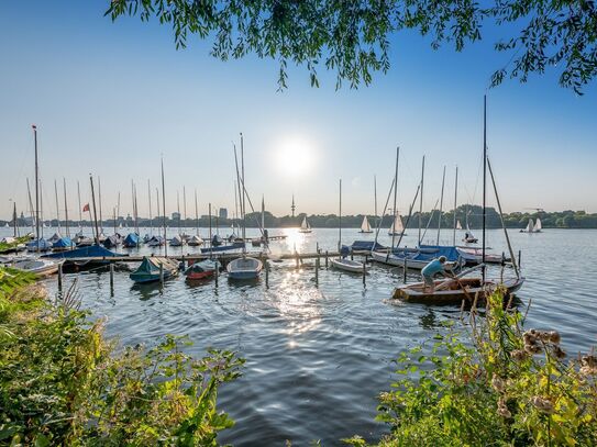 Lage, Lage, Lage! 1-Zimmer Apartment mit Alsterblick