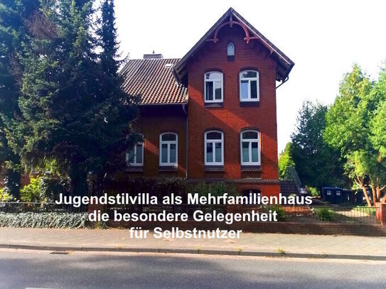 Stade, die besondere Gelegenheit, MFH-Jugendstilvilla mit 3 Wohneinheiten