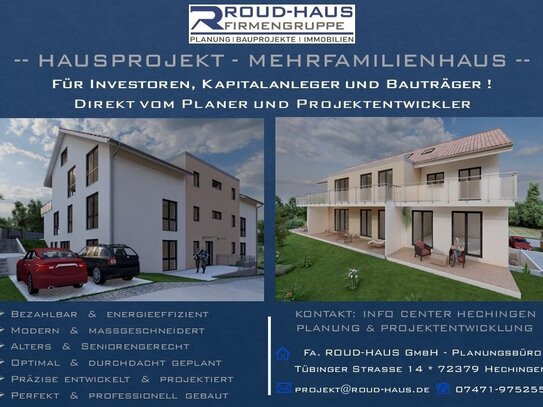 + EXKLUSIVES MEHRFAMILIENHAUS-PROJEKT! +