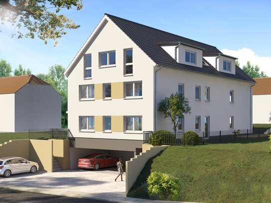 GLOBAL INVEST SINSHEIM | Exclusive 3-Zimmer-Neubauwohnung mit Terrasse und Garten in Sinsheim