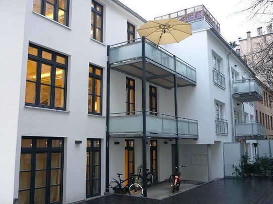 1-Zimmer-Loft-Wohnung in ruhigem Innenhof