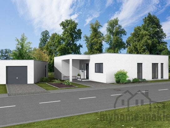 neues Bungalow mit Garage und Baugenehmigung in Pyrbaum