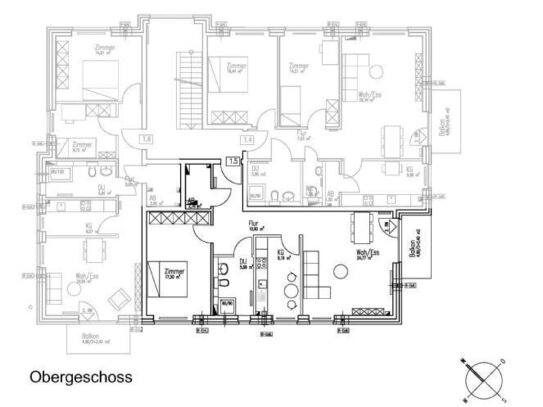 Helle 2-Zimmer-Wohnung mit Balkon, Neubau 2020