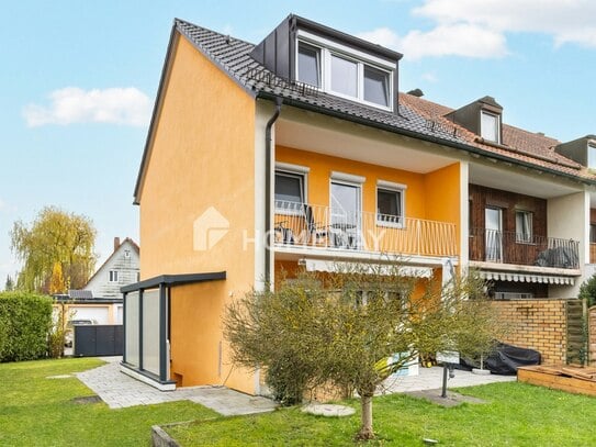 Attraktives Reihenendhaus mit 5 Zimmern, Terrasse und Garten in Landshut