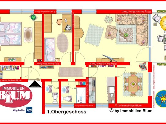 Kapitalanlage! Gepflegte, gut ausgestattete 3,5-Zimmer-Eigentumswohnung mit Einbauküche, Balkon und Stellplatz in belie…