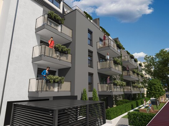 ÜBER DEN DÄCHERN DER NORDSTADT "STADTPARK LIVING" Neubauwohnung mit großzügiger Süddachterrasse