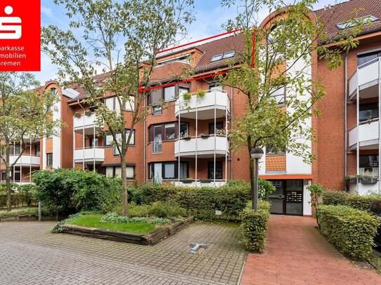 Bremen-Findorff: Attraktive Maisonettewohnung mit TG-Stellplatz in begehrter Lage