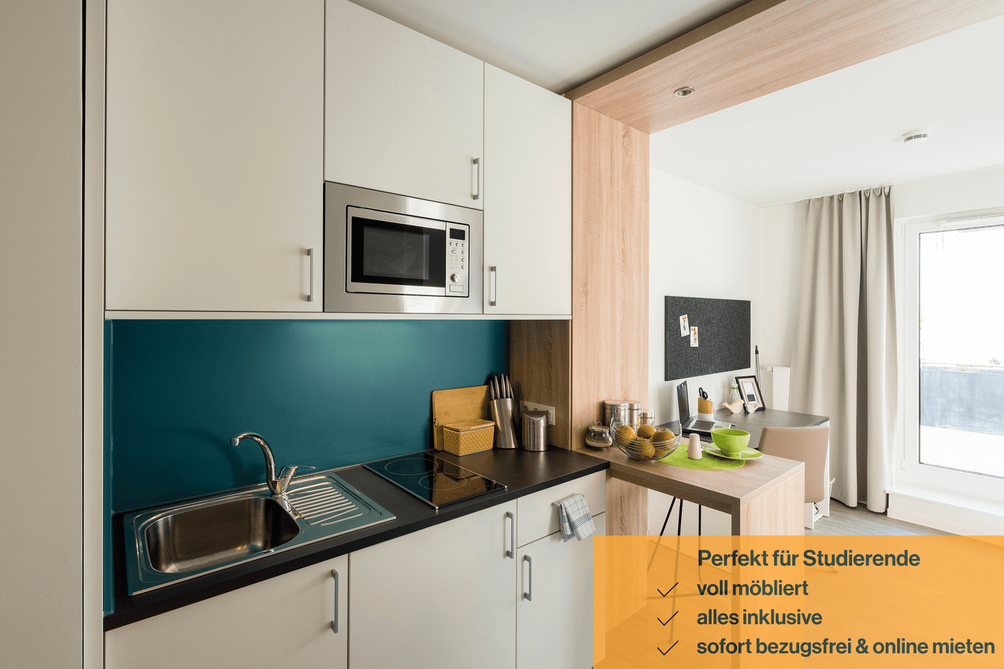 Perfekt fürs Wintersemester | Möbliertes all-inclusive Apartment | Classic Studio - Photo 1