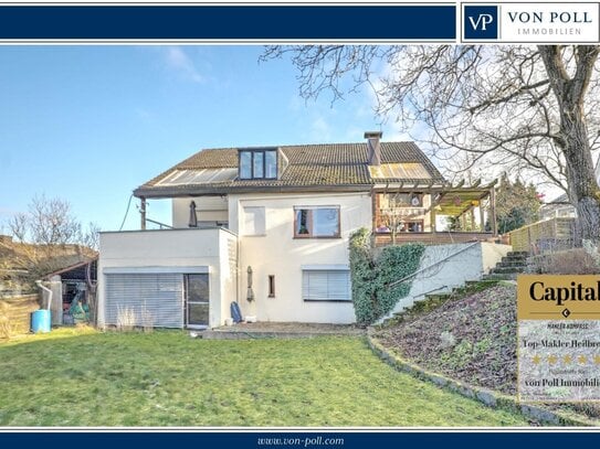 Traumhaftes Einfamilienhaus mit Einliegerwohnung und tollem Ausblick