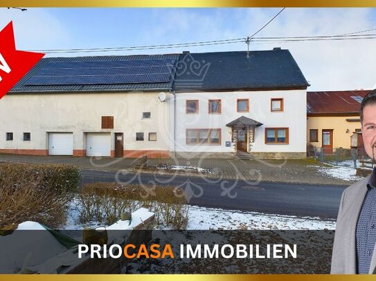 Modernisierter Bauernhof: 9,75 kWh PV, Hackschnitzel- und Öl-Heizung, 156 m² Wohnfläche, 8612 m² Grundstück