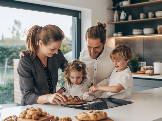 #Harmonisches Familienidyll mitten in der Stadt#