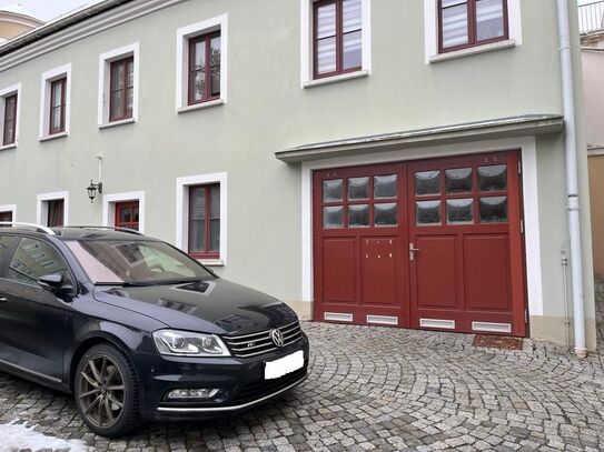 gemütliche, ruhige 3-Raum-Maisonettewohnung im Hinterhaus in Löbaus Innenstadt!