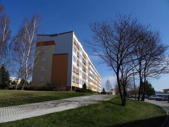 Helle Zweiraumwohnung mit Blick ins Erzgebirge