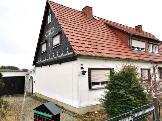 gemütliches Einfamilienhaus (DHH) in ruhiger Lage in Ebersdorf bei Löbau mit 600 qm Grundtsück