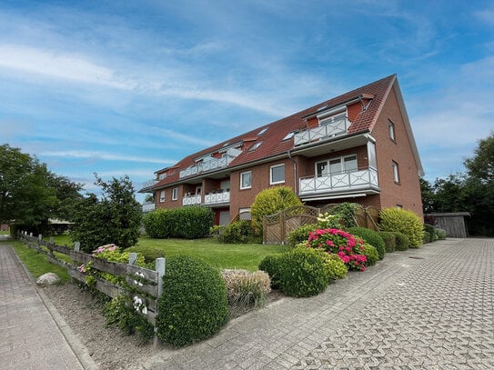 Büsum: Helle 3 Zimmer Wohnung mit Südbalkon in ruhiger Wohngegend