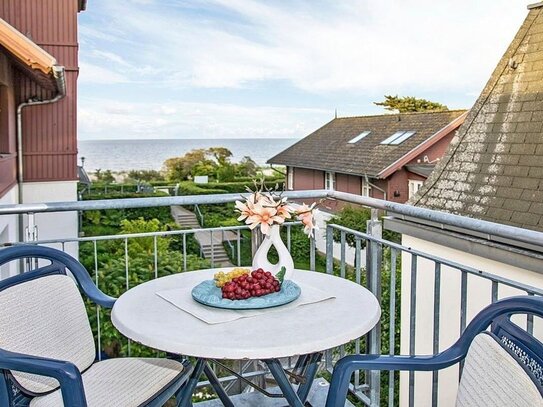 Direkt an der Strandpromenade mit Meerblick vom Balkon