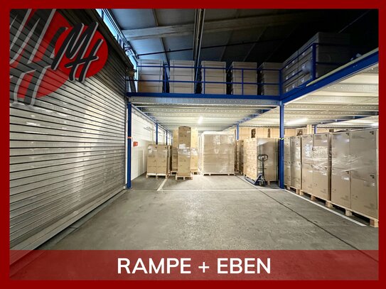 SOFORT VERFÜGBAR - RAMPE + EBEN - Lager (4.000 m²) & optional Büro-/Sozial (400 m²)