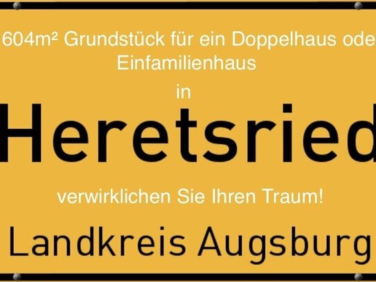 1604m² Grundstück für ein Doppelhaus oder Einfamilienhaus - verwirklichen Sie Ihren Traum