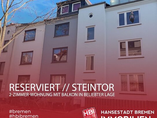 Reserviert / Ritterstraße / 2-Zimmer-Wohnung mit Balkon in beliebter Lage