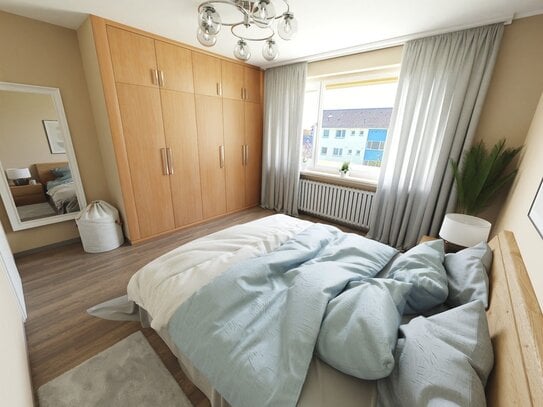 Schöne 3-Zimmer-EG-Wohnung mit Balkon!