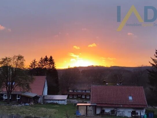 Traumhafter Sonnenuntergang kostenlos ! 2 EFH zum Preis von 1 auf einem großen Grundstück ! Nachhaltig saniert und vari…