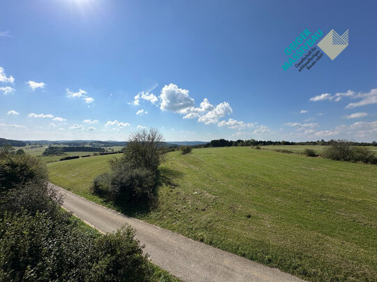 Traumhafter Fernblick, sonnige SW-Terrasse, Tageslichtbad, großer Wohnbereich, kurzfr. beziehbar!