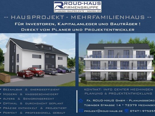 + EXKLUSIVES MEHRFAMILIENHAUS-PROJEKT! +