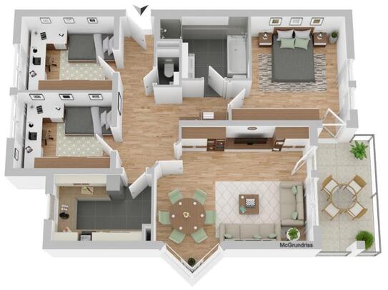 Freie 4-Zimmer Wohnung in bevorzugter Lage WE43