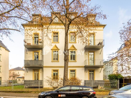 Gut geschnittene 3-Zimmerwohnung mit Balkon und Garten in Dresden-Cotta