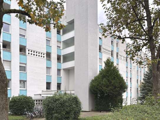 Vermietete 1½-Zimmer-Wohnung mit Balkon, Bj. ca. 1970, Wfl. ca. 49 m².