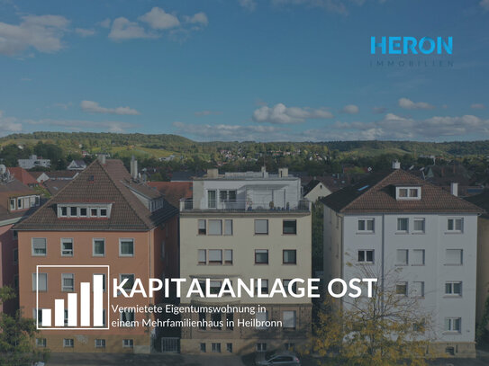 KAPITALANLAGE OST - Vermietete Eigentumswohnung mit Balkon in Heilbronn