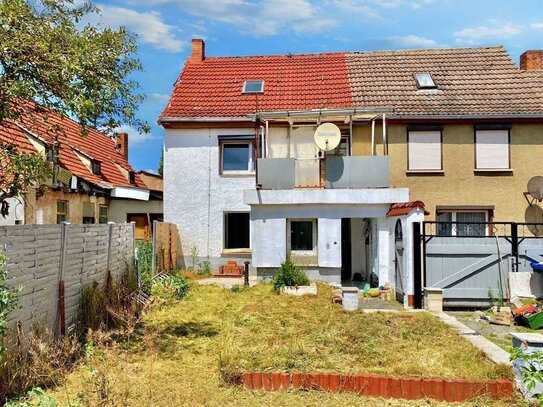 Neuer Preis! Viel Gestaltungspotenzial! Doppelhaushälfte in Ringleben mit Balkon und schönem Gartengrundstück