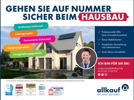 Sehr schöner Bauplatz für Einfamilienhaus oder 2 Doppelhaushälften in schöner ruhiger Lage von Untermeitingen!