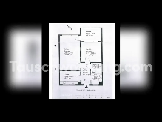 [TAUSCHWOHNUNG] Tausche 2 Zimmer Wohnung gegen 3-4 Zimmer Wohnung