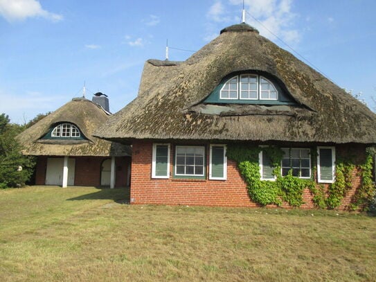 Reetdachhaus mit Nordseeblick