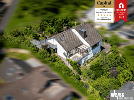 Einfamilienhaus mit ELW (Hanglage) und Weitblick in das Maintal bis zur Festung Marienberg