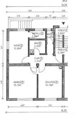 Modernisierte 2,5-Raum-Wohnung mit Balkon und Einbauküche in Göppingen / WG-Geeignet