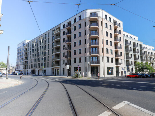 *Stadtquartier Schützengarten* - Großzügige 5-Zi.-Wohnung auf 117 m² mit Balkon und EBK *Erstbezug!*